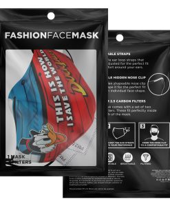 This Is How I Save The World Scrooge McDuck Face Mask With PM2.5 Filters