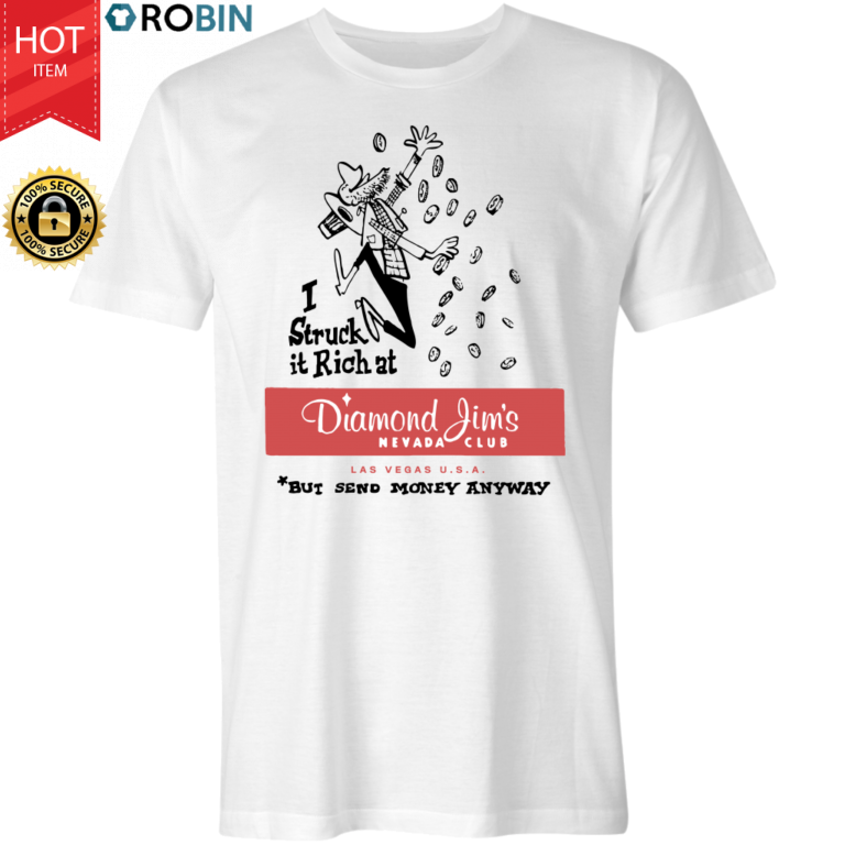 Diamond Jim’s Nevada Club v2 – Vintage Las Vegas T Shirt and Hoodie