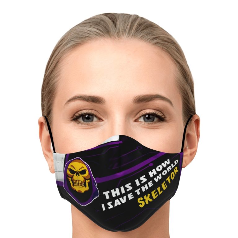 This Is How I Save The World Skeletor Face Mask With PM2.5 Filters