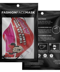 This Is How I Save The World Minnie Mouse Face Mask With PM2.5 Filters