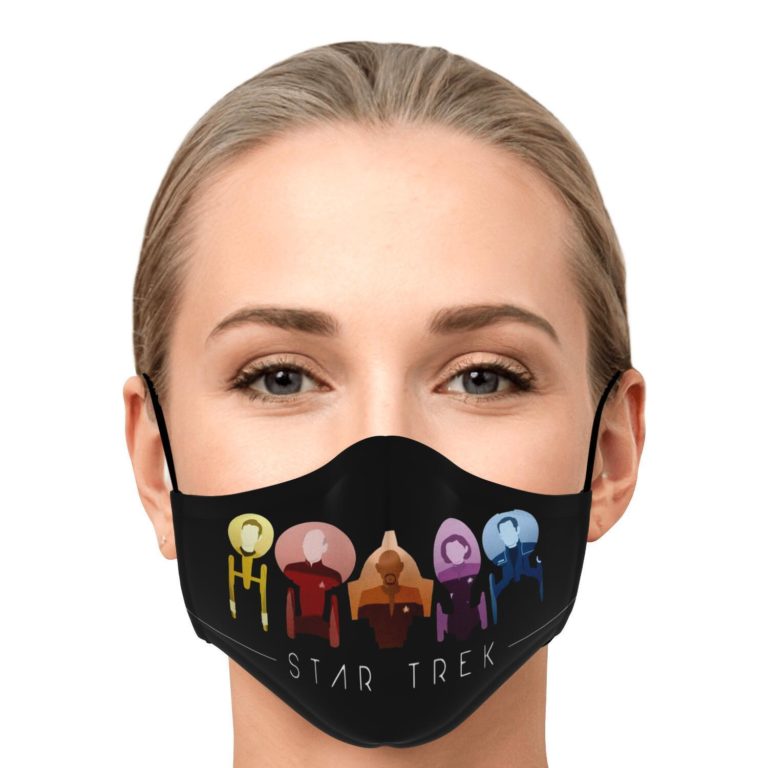 Starfleet Captains Star Trek Face Mask With PM2.5 Filter