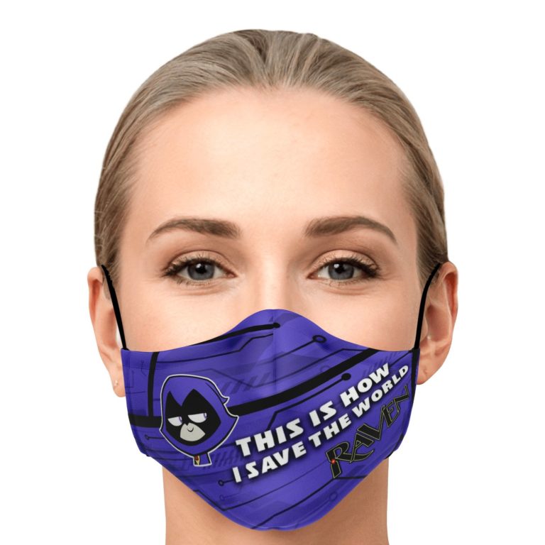 This Is How I Save The World Raven Face Mask With PM2.5 Filters