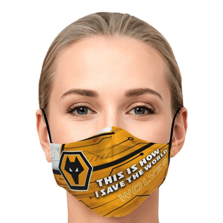 This Is How I Save The World Wolves Face Mask With PM2.5 Filters