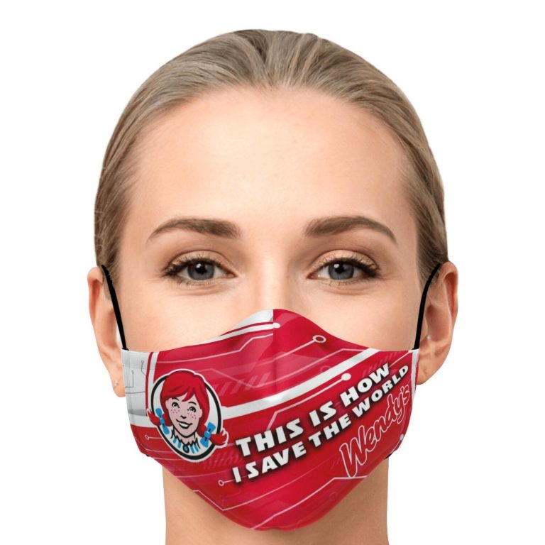 This Is How I Save The World Wendy's Company Face Mask With PM2.5 Filters