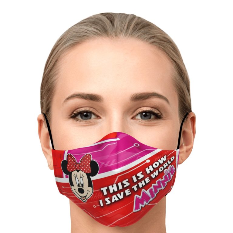 This Is How I Save The World Minnie Mouse Face Mask With PM2.5 Filters
