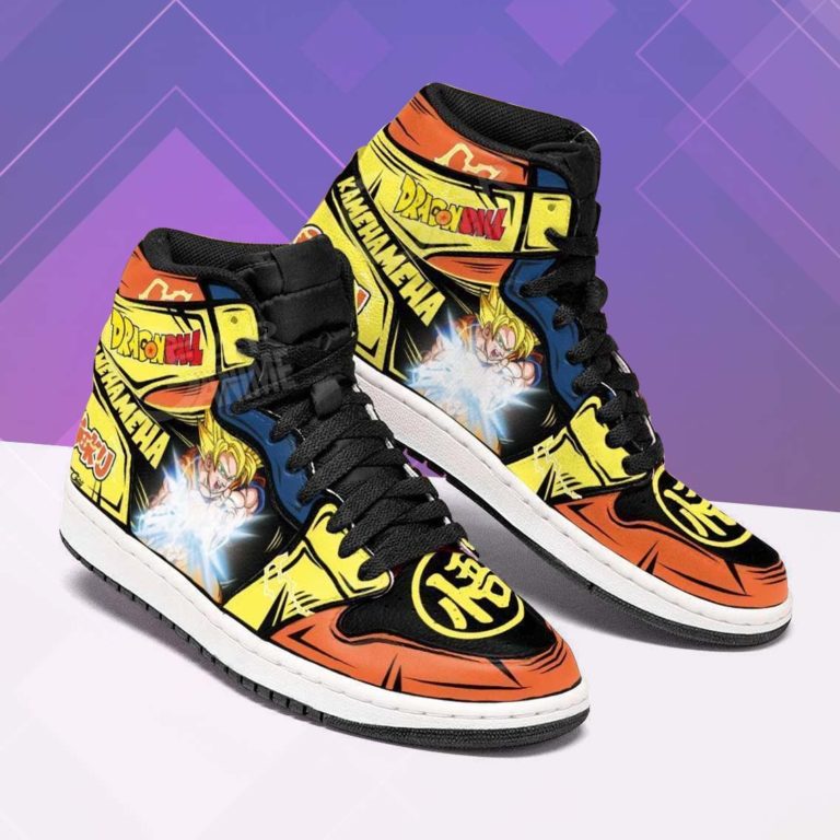 Goku Super Saiyan Kamehameha Shoes – Jordan Sneaker Boots