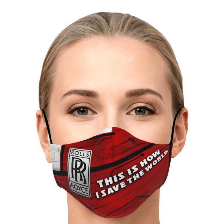 This Is How I Save The World Rolls Royce Face Mask With PM2.5 Filters