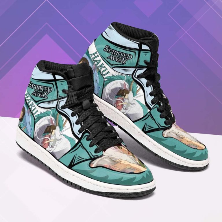 Haku Chihiro Spirited Away Anime Jordan Sneaker Boots