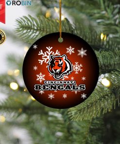Cincinnati Bengals Christmas Circle Ornament Cincinnati Bengals Christmas Circle Ornament