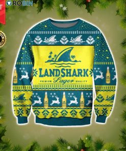 Landshark Lager Beer All Over Print Wool Christmas Sweater Landshark Lager Beer All Over Print Wool Christmas Sweater