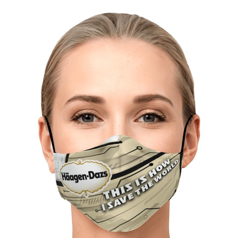 This Is How I Save The World Häagen-Dazs Face Mask With PM2.5 Filters