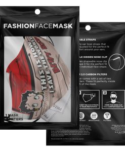 This Is How I Save The World Betty Boop Face Mask With PM2.5 Filters