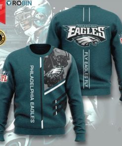 Philadelphia Eagles Fly Eagles Fly Full Printed Sweater