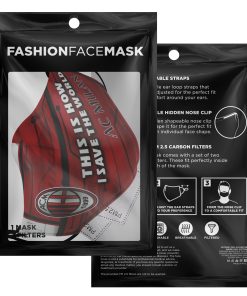This Is How I Save The World AC Milan Face Mask With PM2.5 Filters