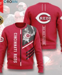 Cincinnati Reds Big Red Machine All Over Print Sweater Cincinnati Reds Big Red Machine All Over Print Sweater