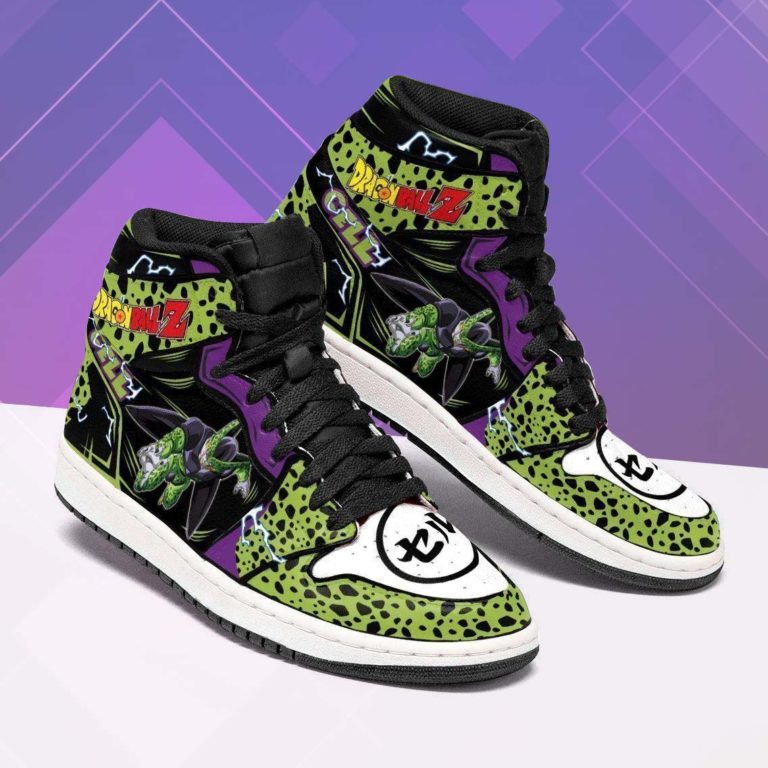 Cell Dragon Ball Z Shoes – Jordan 1 High Sneaker