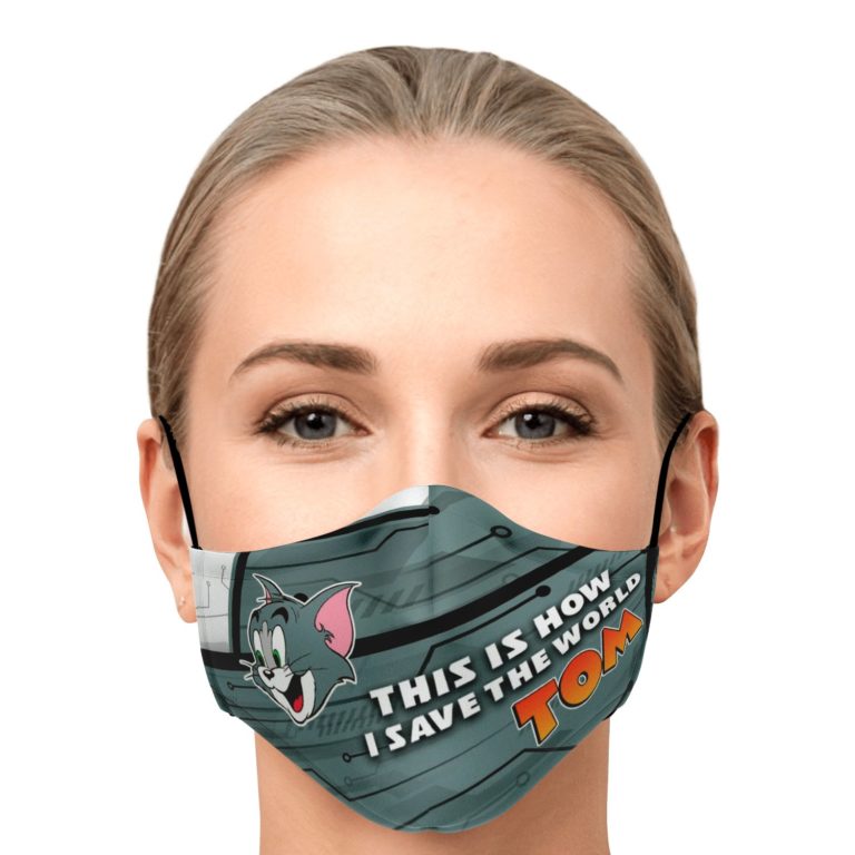 This Is How I Save The World Tom Face Mask With PM2.5 Filters