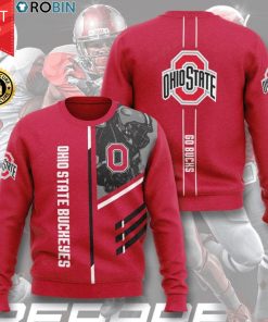 Ohio State Buckeyes Football Go Bucks Full Printed Sweater Ohio State Buckeyes Football Go Bucks Full Printed Sweater