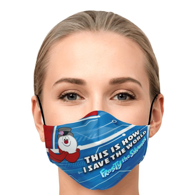 This Is How I Save The World Frosty The Snowman Face Mask With PM2.5 Filters