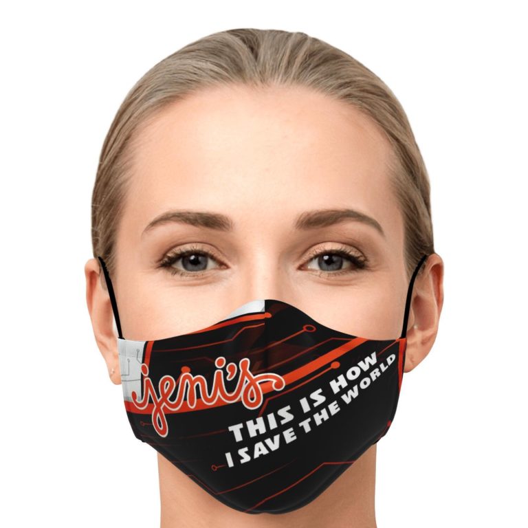 This Is How I Save The World Jeni's Splendid Ice Creams Face Mask With PM2.5 Filters