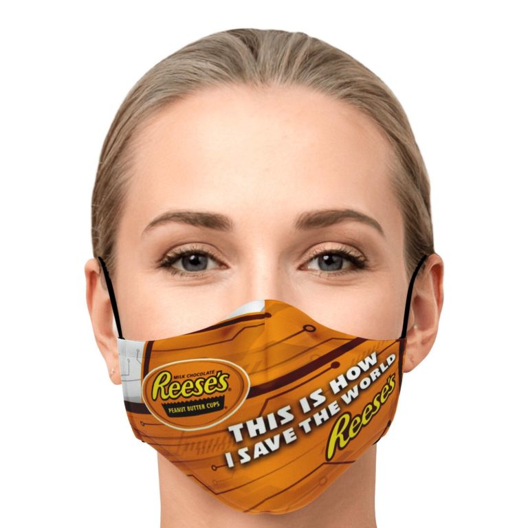 This Is How I Save The World Reese's Pieces Face Mask With PM2.5 Filters