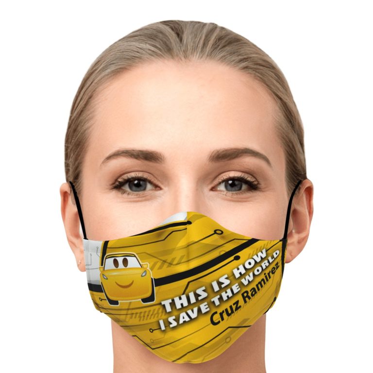 This Is How I Save The World Cruz Ramirez Disney Face Mask With PM2.5 Filters