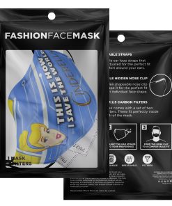 This Is How I Save The World Cinderella Face Mask With PM2.5 Filters This Is How I Save The World Cinderella Face Mask With PM2.5 Filters