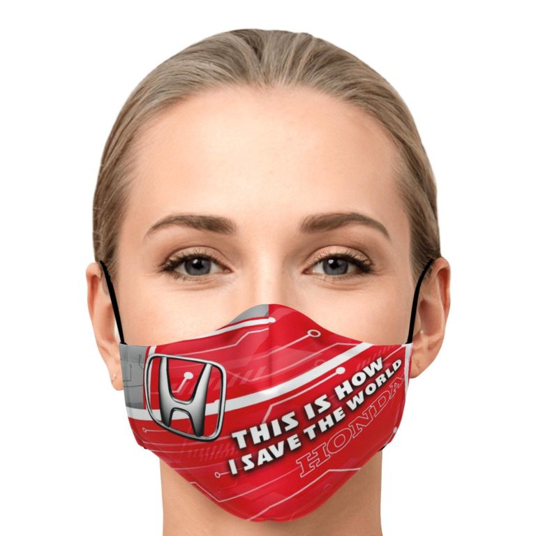 This Is How I Save The World Honda Face Mask With PM2.5 Filters