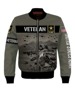 US Army Veteran Soldier Hoodie, T Shirt, Bomber Full Printed