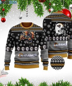 Los Angeles Rams 3D Print Ugly Christmas Sweater