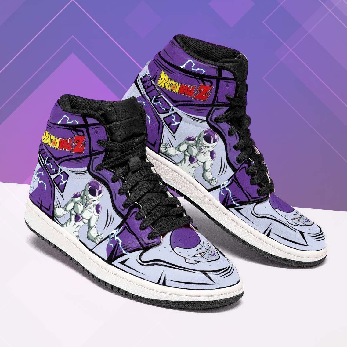 Frieza Dragon Ball Z Jordan 1 High Sneaker Shoes