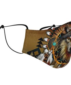 Wolf Leader Navtive American Face Mask With PM2.5 Filter