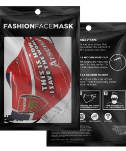 This Is How I Save The World Arsenal Face Mask With PM2.5 Filters