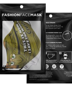 This Is How I Save The World Crush Disney Face Mask With PM2.5 Filters