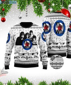 The Who Band 3D Printed Ugly Christmas Wool Sweater