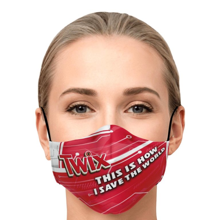 This Is How I Save The World Twix Face Mask With PM2.5 Filters