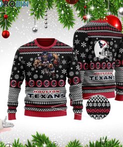 Houston Texans 3D Print Wool Sweater