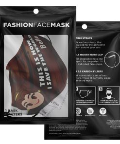This Is How I Save The World Belle Disney Face Mask With PM2.5 Filters