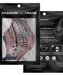 This Is How I Save The World Jigglypuff Pokemon Face Mask With PM2.5 Filters This Is How I Save The World Jigglypuff Pokemon Face Mask With PM2.5 Filters