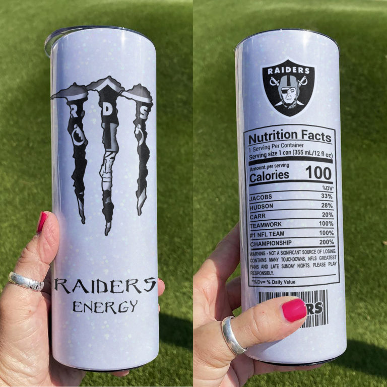 Raiders Fooball Tumbler 17Oz