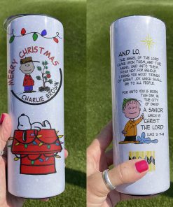 Peanuts Snoopy Charlie Brown Chuck Christmas Claws Tumbler 17Oz Peanuts Snoopy Charlie Brown Chuck Christmas Claws Tumbler 17Oz