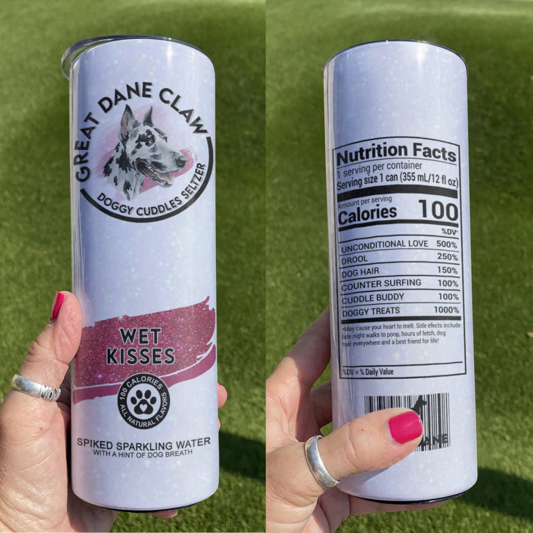 Great Dane Claws Tumbler 17Oz