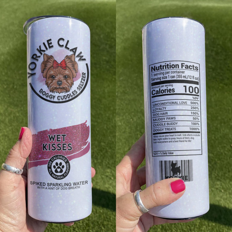 Yorkie Claws Tumbler 17Oz