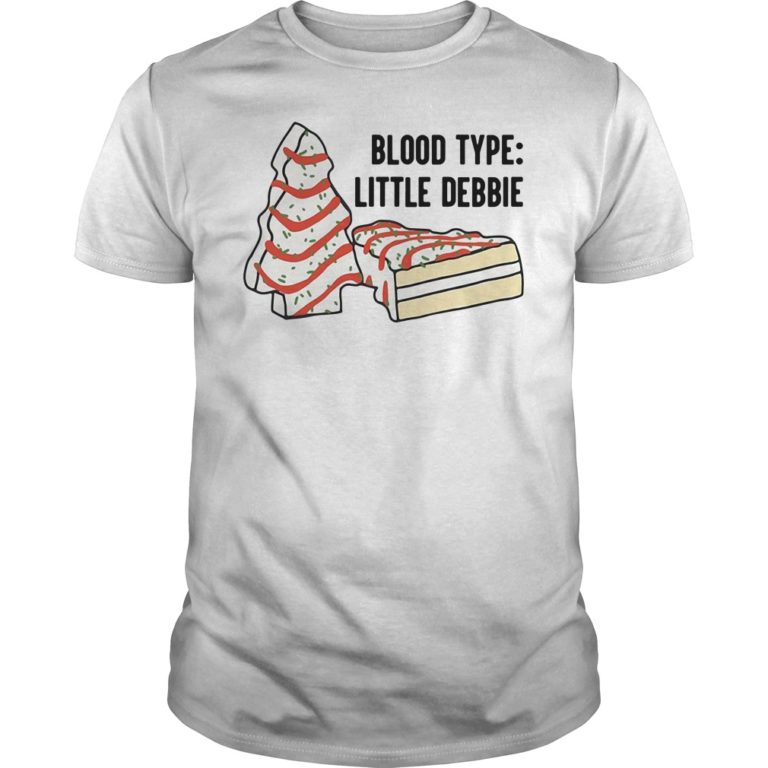 Blood Type Little Debbie Christmas T Shirt