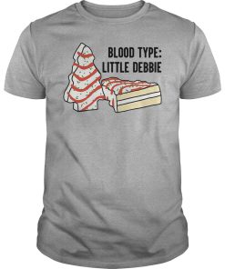 Blood Type Little Debbie Christmas T Shirt
