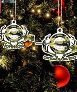 Deer Hunting Personalized Plastic Ornament