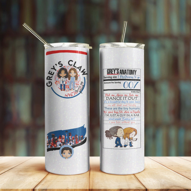 Greys Anatomy Claw Tumbler 17Oz