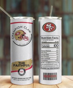 San Francisco 49ers Claw Tumbler 17Oz