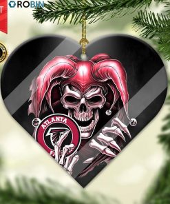 Atlanta Falcons Ornament NFL Skull Joker Atlanta Falcons Ornament NFL Skull Joker