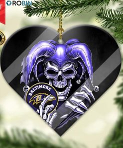 Baltimore Ravens Ornament NFL Skull Joker Baltimore Ravens Ornament NFL Skull Joker